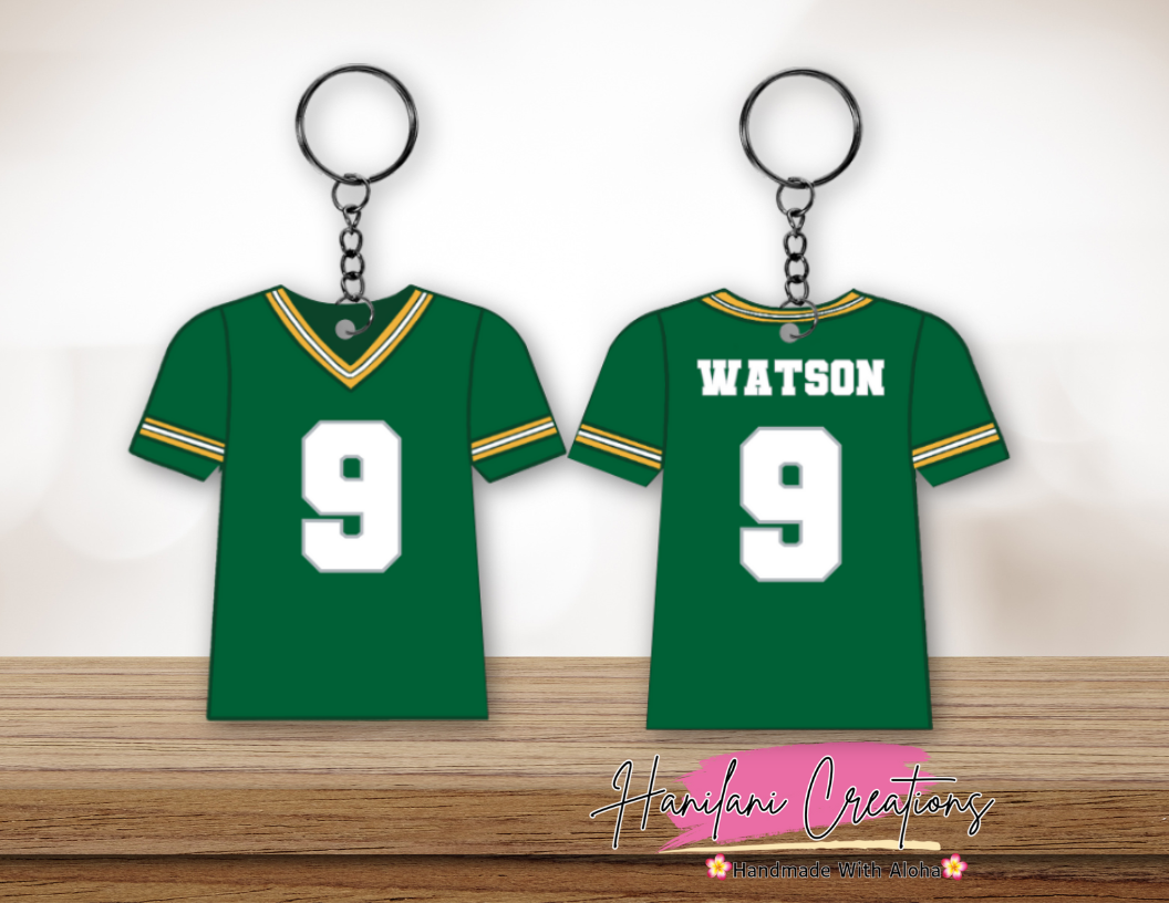 GB Packers Jersey Keychain