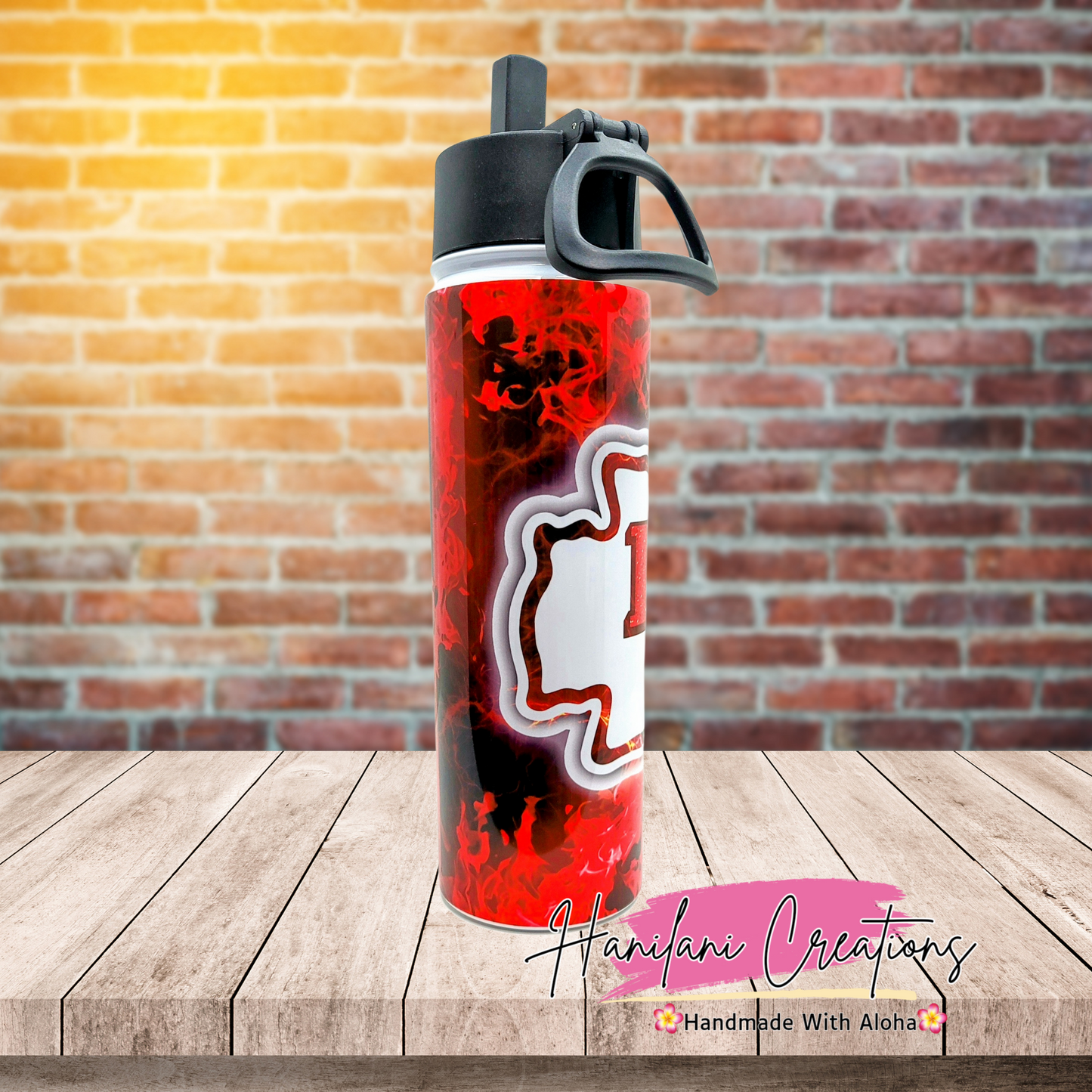Chiefs Flames Water Bottle